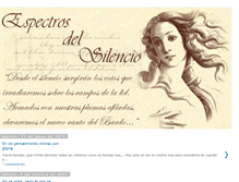 Tablet Screenshot of desde-el-silencio.blogspot.com