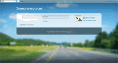 Desktop Screenshot of 2ormoreresources.blogspot.com