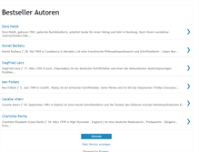 Tablet Screenshot of bestseller-autoren.blogspot.com