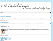 Tablet Screenshot of evababedesigns.blogspot.com