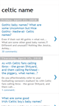 Mobile Screenshot of celtic-name.blogspot.com