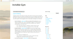 Desktop Screenshot of invisiblegym.blogspot.com