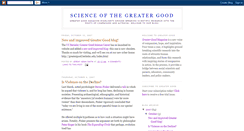 Desktop Screenshot of greatergoodscience.blogspot.com