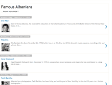 Tablet Screenshot of famousalbanians.blogspot.com