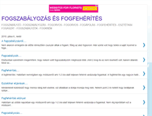Tablet Screenshot of fogszabalyzokinfo.blogspot.com