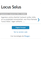 Mobile Screenshot of locusolus.blogspot.com