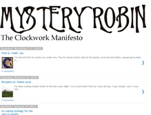 Tablet Screenshot of mysteryrobin.blogspot.com