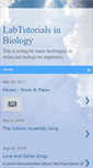 Mobile Screenshot of labtutorialsinbiology.blogspot.com