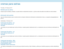 Tablet Screenshot of cremasparaestrias.blogspot.com