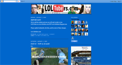 Desktop Screenshot of loltubers.blogspot.com