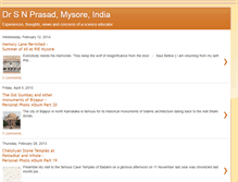 Tablet Screenshot of drsnprasadmysoreindia.blogspot.com