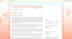 Desktop Screenshot of perpetualbeginner.blogspot.com