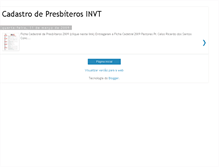 Tablet Screenshot of cadastro-presbiteros-invt.blogspot.com