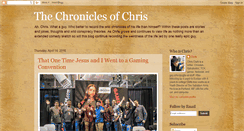 Desktop Screenshot of chrischronicles.blogspot.com