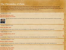 Tablet Screenshot of chrischronicles.blogspot.com