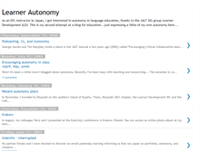 Tablet Screenshot of learnerautonomy.blogspot.com
