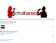 Tablet Screenshot of cantakaraoke.blogspot.com