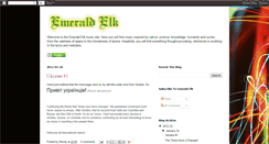 Desktop Screenshot of emeraldelkmusic.blogspot.com