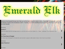 Tablet Screenshot of emeraldelkmusic.blogspot.com