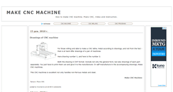 Desktop Screenshot of makecncmachine.blogspot.com