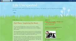 Desktop Screenshot of lifeunexpected-adoptionjourney.blogspot.com
