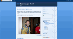 Desktop Screenshot of hacemosporvivir.blogspot.com