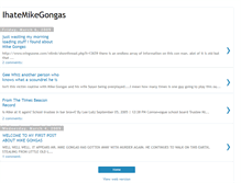 Tablet Screenshot of ihatemikegongas.blogspot.com