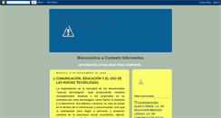 Desktop Screenshot of contextoinformativo.blogspot.com