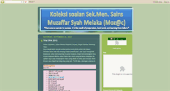 Desktop Screenshot of koleksisoalan.blogspot.com