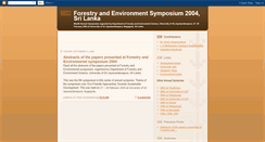 Desktop Screenshot of forestry2004.blogspot.com