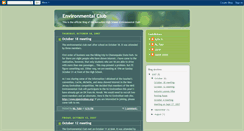 Desktop Screenshot of environmentalclublog.blogspot.com