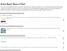 Tablet Screenshot of erikaadoracao.blogspot.com