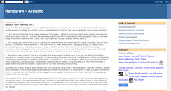 Desktop Screenshot of handsonarduino.blogspot.com