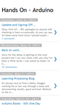 Mobile Screenshot of handsonarduino.blogspot.com