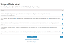Tablet Screenshot of lelekvirag-irasok.blogspot.com