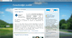 Desktop Screenshot of conectividadjuvenil.blogspot.com