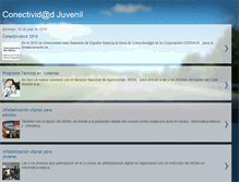 Tablet Screenshot of conectividadjuvenil.blogspot.com