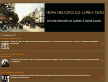 Tablet Screenshot of historiaespiritismo.blogspot.com