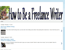 Tablet Screenshot of freelancewritingblogger.blogspot.com