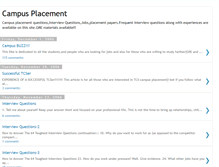 Tablet Screenshot of campus-placement.blogspot.com