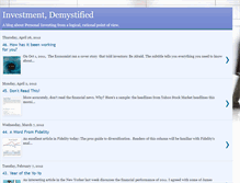 Tablet Screenshot of investmentdemystified.blogspot.com