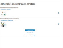Tablet Screenshot of adhesionesencuentrovinalopo.blogspot.com