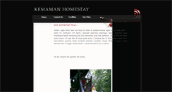 Desktop Screenshot of kemamanhomestay.blogspot.com