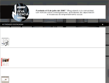Tablet Screenshot of nuevacienciaperu.blogspot.com