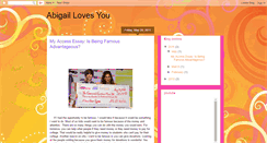 Desktop Screenshot of abigailloveshearts.blogspot.com