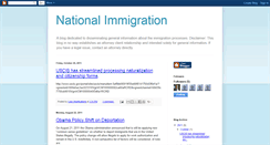 Desktop Screenshot of nationalimmigration.blogspot.com