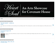 Tablet Screenshot of heartandsoulshowcase.blogspot.com