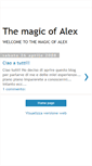 Mobile Screenshot of mago-alex.blogspot.com