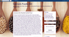 Desktop Screenshot of coloradofoodiegirl.blogspot.com