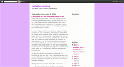 Desktop Screenshot of naivete.blogspot.com